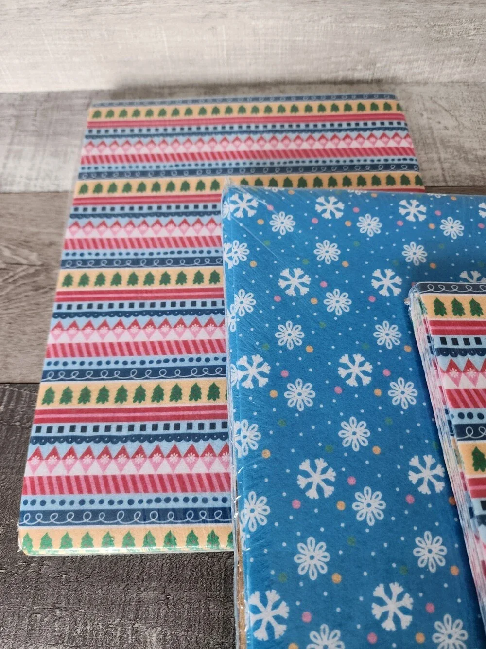 3 Packs Of Creatology Christmas - Printed Felt Sheets - Pack of 10 - 9 in. x 12
